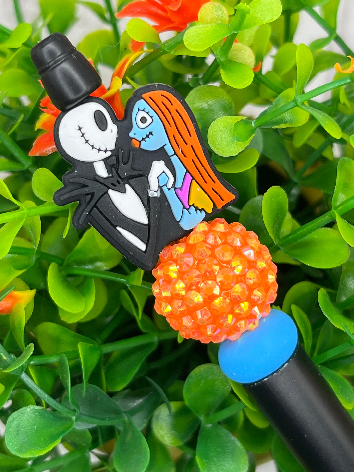 Handcrafted pen Jack and Sally